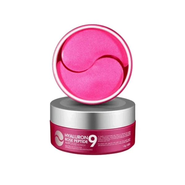 Atjaunojoši acu patči ar peptīdiem Medi-Peel Hyaluron Rose Peptide 9 Ampoule Eye Patch