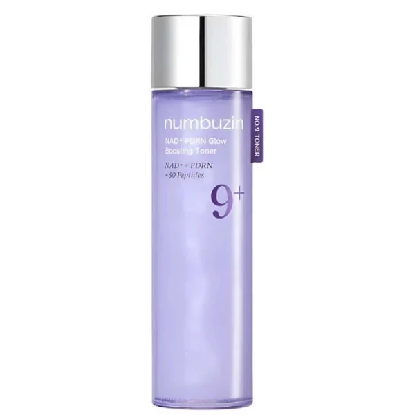 Izgaismojošs sejas toneris ar NAD+ un PDRN mirdzošai ādai Numbuzin No.9+ NAD+ PDRN Glow Boosting Toner