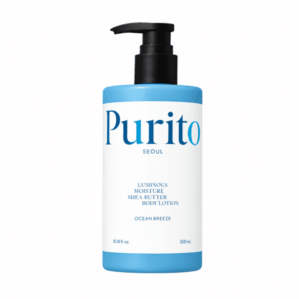 Mitrinošs ķermeņa losjons ar šī sviestu PURITO Luminous Moisture Shea Butter Body Lotion Ocean Breeze
