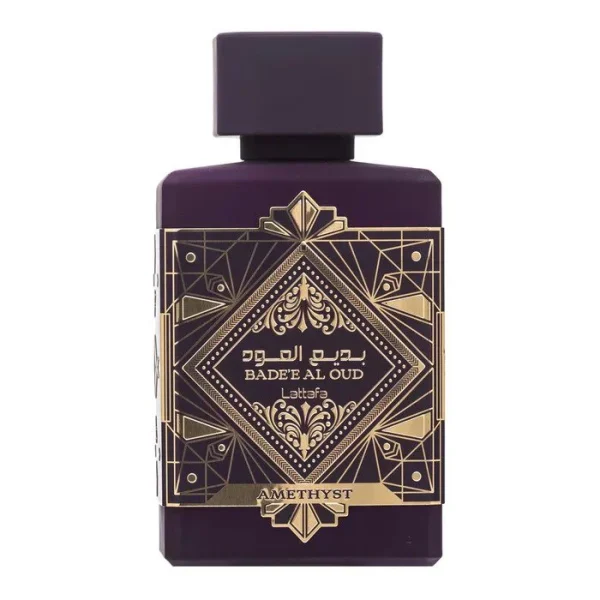 Smaržas sievietēm un vīriešiem ar rozi, oudu un vaniļu Lattafa Badee Al Oud Amethyst EDP