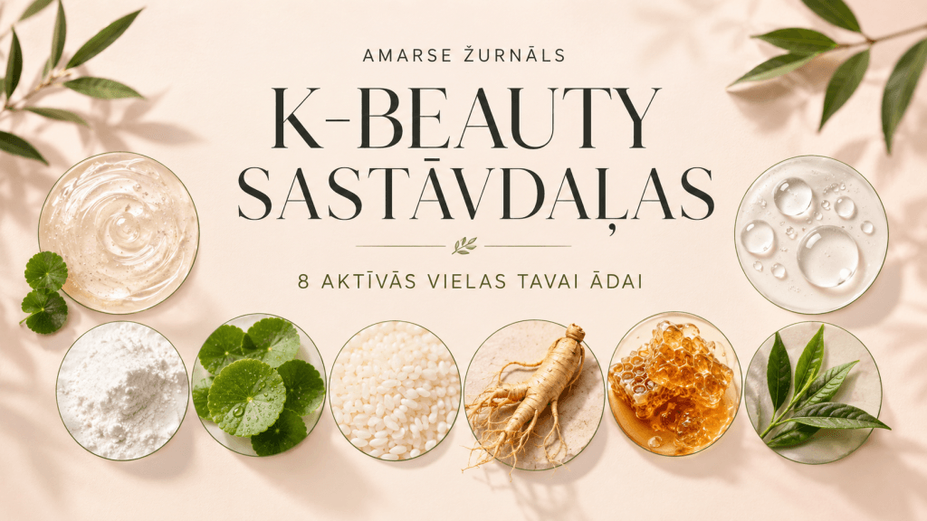 Aktīvās sastāvdaļas Korejas ādas kopšanā