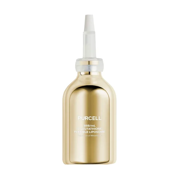 Intensīvs glutations serums pigmentācijas un tumšo plankumu mazināšanai PURCELL 88B/mL L-Glutathione Flexible Liposome