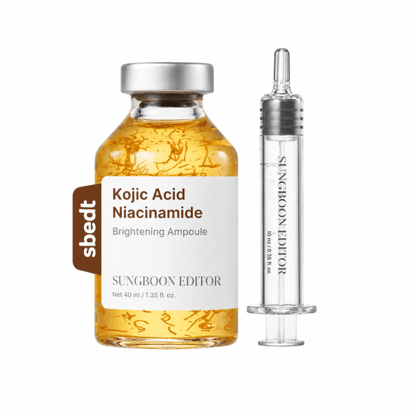 Izgaismojoša ampula ar kojikskābi un niacinamīdu pigmentācijas mazināšanai Sungboon Editor Kojic Acid Niacinamide Brightening Ampoule