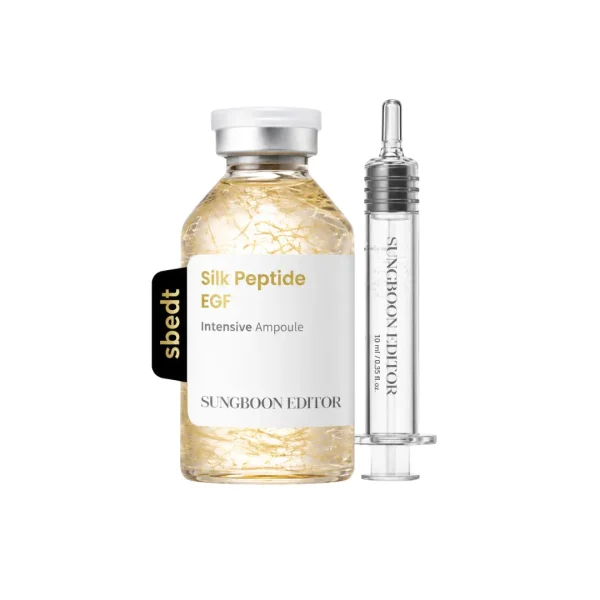 Atjaunojoša ampula ar zīda peptīdiem un EGF tvirtākai ādai Sungboon Editor Silk Peptide EGF Intensive Ampoule