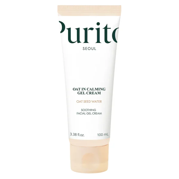Nomierinošs želejkrēms ar auzu ekstraktu intensīvai mitrināšanai PURITO SEOUL Oat-in Calming Gel Cream