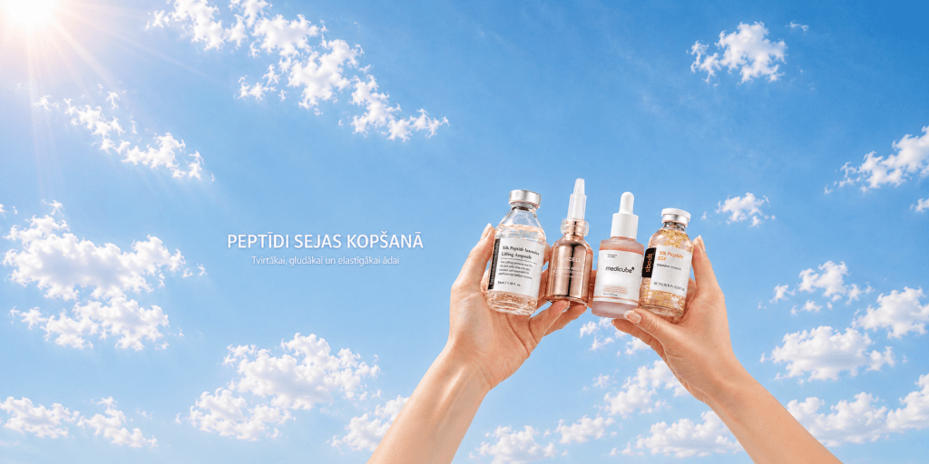 Peptīdi sejas kopšanā un Korejas kosmētika ar peptīdiem