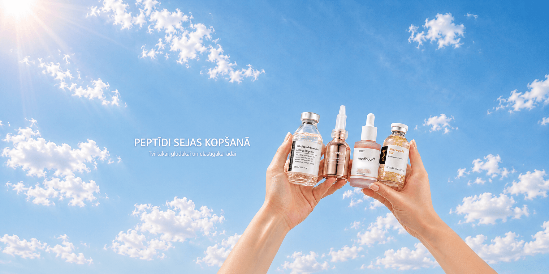 Peptīdi sejas kopšanā un Korejas kosmētika ar peptīdiem