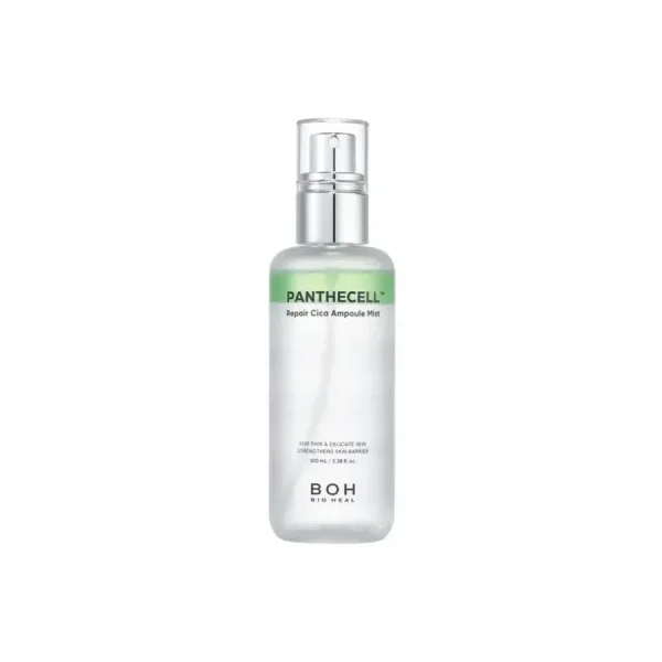 Nomierinoša divfāžu sejas migla ādas barjerai BIOHEAL BOH Panthecell Repair Cica Ampoule Mist