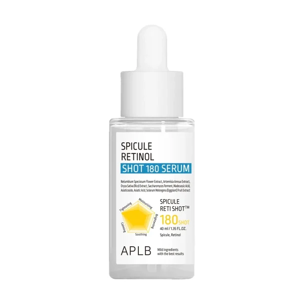 Atjaunojošs sejas serums ar spikulām un retinolu APLB Spicule Retinol Shot 180 Serum
