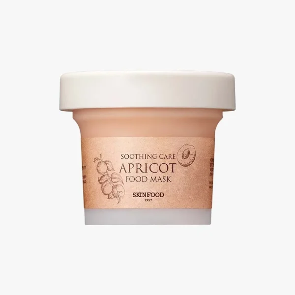 Nomierinoša māla sejas maska ar aprikozi SKINFOOD Apricot Food Mask