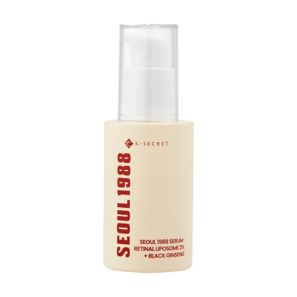 K-SECRET SEOUL 1988 serums ar retināla liposomu kompleksu un melno žeņšeņu