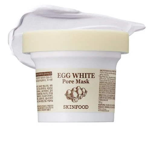 Poras attīroša māla maska ar olu baltumu SKINFOOD Egg White Pore Mask
