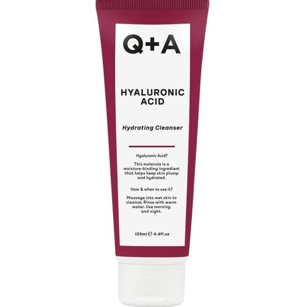 Mitrinošs sejas attīrītājs ar hialuronskābi Q+A Hyaluronic Acid Hydrating Cleanser