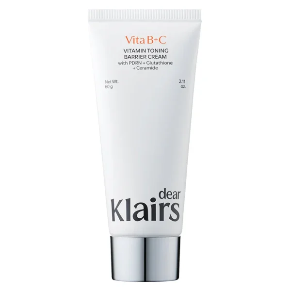 Dear Klairs Vitamin Toning Barrier Cream 60 ml – vitamīnu barjeras sejas krēms