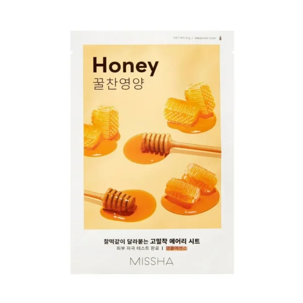 MISSHA Airy Fit Sheet Mask Honey 19 g – barojoša medus lokšņu maska