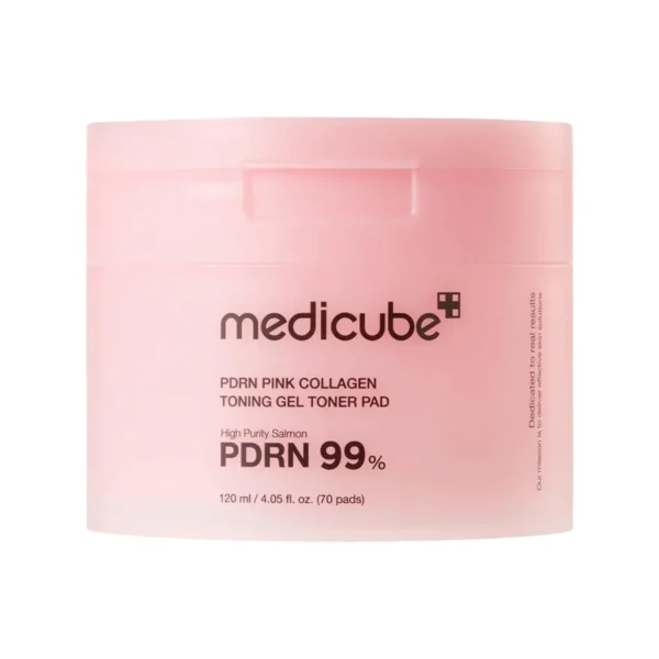 Medicube PDRN Pink Collagen Toning Gel Toner Pad iepakojums