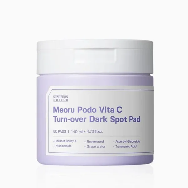 Sungboon Editor Meoru Podo Vita C Turn-over Dark Spot Pad 140 ml – tonera spilventiņi