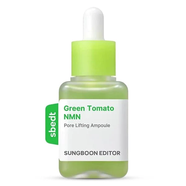 Sungboon Editor Green Tomato NMN Pore Minimizing Ampoule 40 ml – poras sašaurinoša ampula
