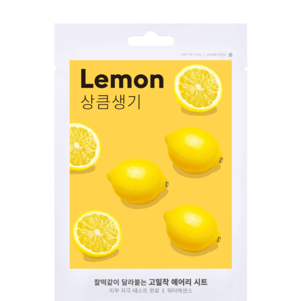 MISSHA Airy Fit Sheet Mask Lemon 19 g – izgaismojoša citrona lokšņu maska